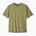 Maglietta da trekking uomo Patagonia Cap Cool Daily Shirt - Spoke Stencil gumtree green - light gumtree green x-dye