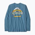 Maglia a maniche lunghe da trekking da uomo Patagonia Great Waves Responsibili Tee shore blue 6