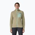 Felpa in pile da donna Patagonia R1 Air Full-Zip Hoody weathered stone