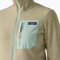 Felpa in pile da donna Patagonia R1 Air Full-Zip Hoody weathered stone 9