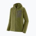 Felpa trekking da uomo Patagonia R1 Air Full Zip Hoody caper green