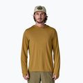 Felpa da uomo Patagonia Capilene Ultra Hoody bobcat brown/light bobcat brown x-dye