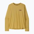 Maglia a maniche lunghe da uomo Patagonia Capilene Cool Daily - '73 Skyline limestone yellow/light limestone yellow c-dye