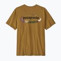 Maglietta da uomo Patagonia '95 Oval Logo bobcat brown/sunshine 2