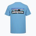 Maglietta da uomo Patagonia P-6 Shore blue logo 2