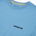 Maglietta da uomo Patagonia P-6 Shore blue logo 3