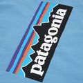 Maglietta da uomo Patagonia P-6 Shore blue logo 4
