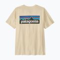 Maglietta da uomo Patagonia P-6 Logo undyed natural