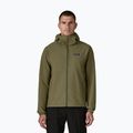 Giacca softshell da uomo Patagonia R1 TechFace Hoody basin green