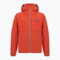 Giacca softshell da uomo Patagonia R1 TechFace Hoody hot ember