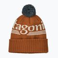 Cappello invernale Patagonia Powder Town hut tripper logo: cinnamon brown 2