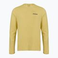 Longsleeve da uomo Patagonia Cap Cool Daily Boardshort Logo LS limestone yellow - Light Limestone yellow x-dye
