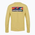 Longsleeve da uomo Patagonia Cap Cool Daily Boardshort Logo LS limestone yellow - Light Limestone yellow x-dye 2