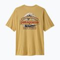 T-shirt da uomo Patagonia Cap Cool Daily Great Waves limestone yellow - light limestone yellow x-dye 2