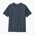 T-shirt da uomo Patagonia Boardshort Logo Pocket Responsibili summit blue