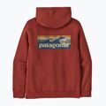 Felpa da uomo Patagonia Boardshort Logo Uprisal Hoody Rusty Red 2
