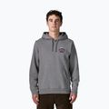 Felpa da uomo Patagonia Great Waves Uprisal Hoody gravel heather