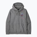 Felpa da uomo Patagonia Great Waves Uprisal Hoody gravel heather 3