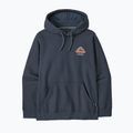 Felpa da uomo Patagonia Great Waves Uprisal Hoody Summit Blue
