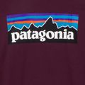 Longsleeve da uomo Patagonia P-6 Logo Responsibili berry fig 4