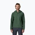 Giacca softshell da uomo Patagonia R1 TechFace Hoody canopy green