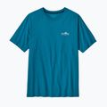 T-shirt da uomo Patagonia Fitz Roy Foothills glacial blue