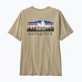 T-shirt da uomo Patagonia Fitz Roy Foothills weathered stone 2