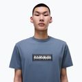 Maglietta Napapijri S-Box Logo uomo stormy weat G1Y 3