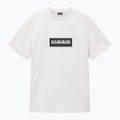 Maglietta Napapijri S-Box Logo bianco whisper uomo 4