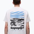 Maglietta Napapijri S-Vignonil Back bianca whisper da uomo 4