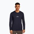 Maglia a maniche lunghe da uomo icebreaker Merino 150 Tech Lite Road To Cook midnight navy