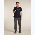 Maglietta da uomo icebreaker Merino 150 Tech Lite Mountain Pulse midnight navy 7