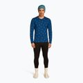 Uomo Icebreaker Merino 200 Oasis Crewe Snow Day atlantis/topaz/aop thermal longsleeve 4