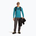 Uomo Icebreaker Merino 200 Oasis Crewe Elevation Line topaz thermal longsleeve 4