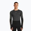 Maglia termica a manica lunga da uomo Icebreaker Merino 200 Oasis+ LS Crewe 0JI nero/jet melange/non tinto/cb