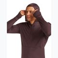 Felpa Icebreaker Merino 200 RealFleece Descender Zip Hoodie java trekking da uomo 5