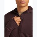 Felpa Icebreaker Merino 200 RealFleece Descender Zip Hoodie java trekking da uomo 6