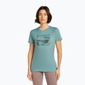 Maglietta da donna icebreaker Merino 150 Tech Lite Terrain hydro