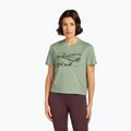 Maglietta da donna icebreaker Merino 150 Tech Lite Crop The Climb seaglass
