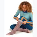 Calze da sci donna Icebreaker Merino Ski+ Light OTC Mountain Contour summit/blush/hydro 4