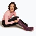 Calze da sci donna icebreaker Merino Ski+ Medium OTC Mountain Contour java/blush/summit 4
