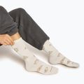 Calze Icebreaker da donna Merino Ultralight Crew Camp Ess ecru heather/sand 4