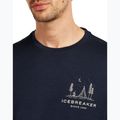 Maglietta da uomo icebreaker Merino 150 Tech Lite Peaceful Pass Tee midnight navy 5