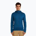 Felpa da uomo icebreaker Merino 260 Quantum IV Zip Hoodie atlantis
