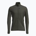 Felpa da trekking uomo Icebreaker Merino 260 Quantum IV LS Zip dark loden