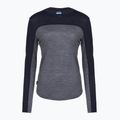 Maglia a maniche lunghe da donna icebreaker Merino 125 Cool-Lite Sphere Tee CB midnnavy hthr/midnnavy/cb