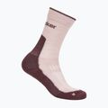 Calze da donna icebreaker Merino Hike+ Light Crew pink quartz/java