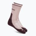 Calze da donna icebreaker Merino Hike+ Light Crew pink quartz/java