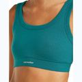 Reggiseno termico icebreaker Merino Rib Lotus tidal teal 4
