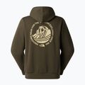 Felpa da uomo The North Face Monte Regular Hoodie Graphic new taupe green 5